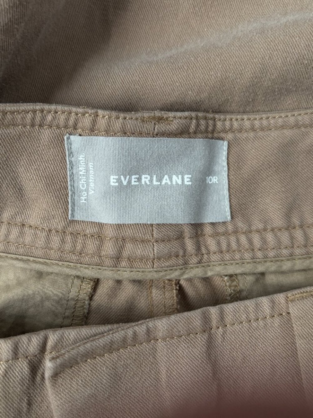 Everlane Draper Pleated Pant in Buttersmooth Brown Size 10 - Picture 8 of 12